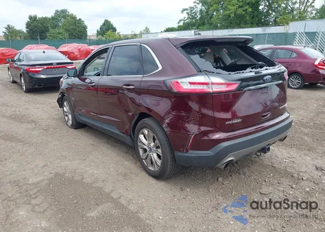 2020 Ford Edge Titanium z USA, uszkodzony, nr VIN 2FMPK4K99LBB49923
